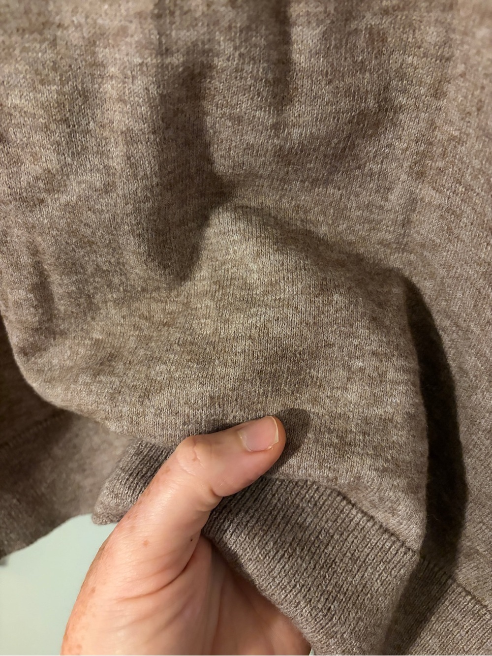 Christy Dawn Carson small Taupe Crewneck Sweater - Picture 7 of 7